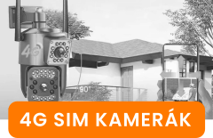 SIM kártyás 4G biztonsági kamerák