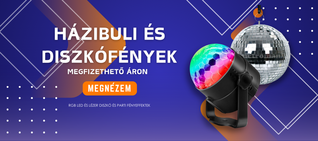 Házibuli és Diszkó Fények