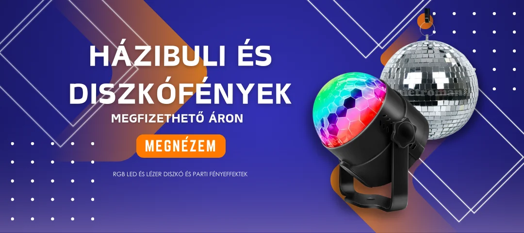 Házibuli és Diszkó Fények