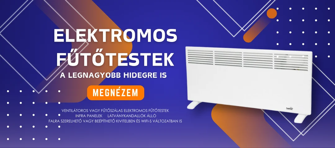 Elektromos fűtőtestek, látványkandallók