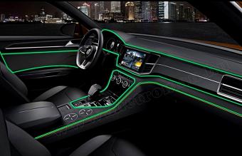 Autós 12V LED dekor szalag Zöld MM-7962GL