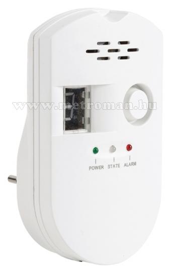 Gázdetektor, gáz szívárgás jelző és riasztó készülék, SAS-GD100