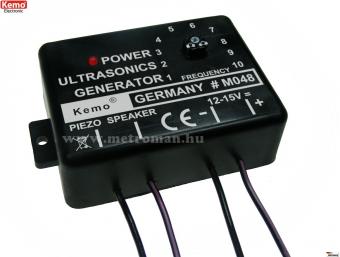 Ultrahang generátor - kisállatriasztó Kemo M048