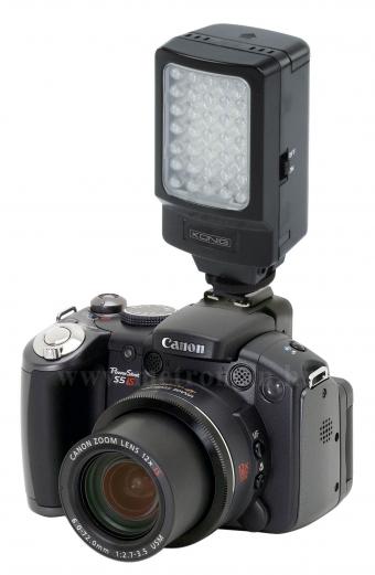 KÖNIG LED kamera lámpa 35 LED izzóval KN-LED35