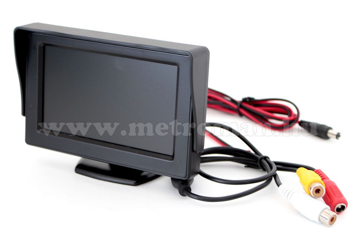 Tolatókamera szett 4,3"-os LCD monitorral, CLM-0105-CAM-11