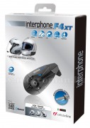Motoros Bluetooth bukósisak kihangosító és headszett, InterPhone F4XT Single Pack