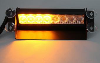 Autós Sárga stroboszkóp LED villogó szélvédőre, Mlogic MM-132A