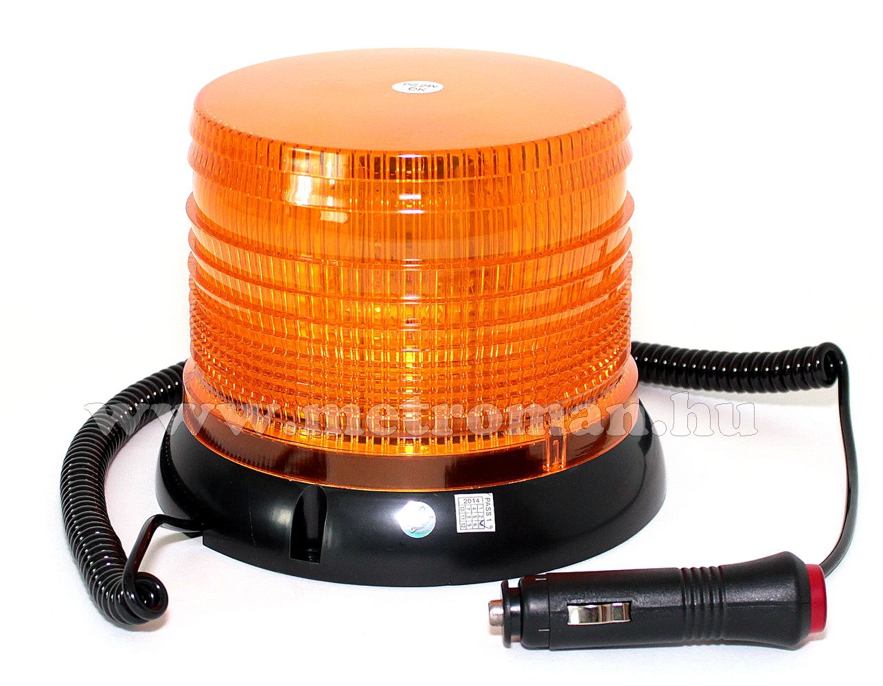 Megkülönböztető jelzés , villogó narancs LED-es, 12/24V FL-WL25