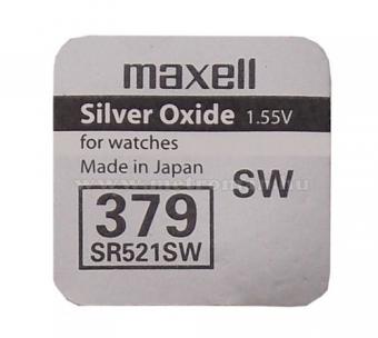Gombelem Maxell SR521SW ezüst-oxid