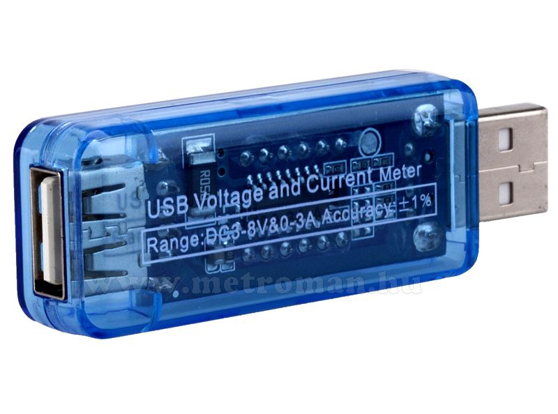 USB tesztelő, USB feszültség és árammérő, Mlogic CMS-9102