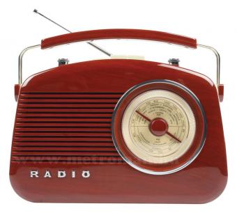 Retró rádió, barna - famintájú, König HAV-TR710BR