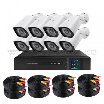 8 kamerás AHD DVR biztonsági megfigyelő kamera rendszer MM1220-FHD