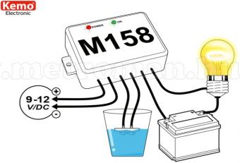 Vízérzékelő kapcsoló elektronika Kemo M158