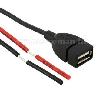Beépíthető, autós USB töltő 3 Amper, MM-1231