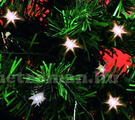 Karácsonyi, elemes LED égősor, mini Fényfüzér, MLC 30WW Meleg Fehér