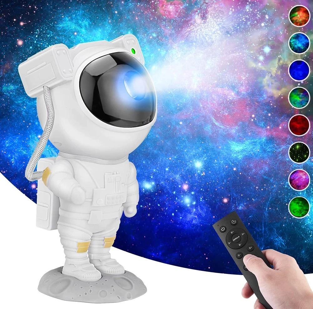 Asztronauta Űrhajós csillagos égbolt Lézer és RGB LED projektor hangulatvilágítás M235A-RGB