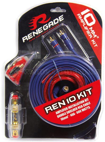 Autó Hi-fi kábelszett Renegade REN10KIT