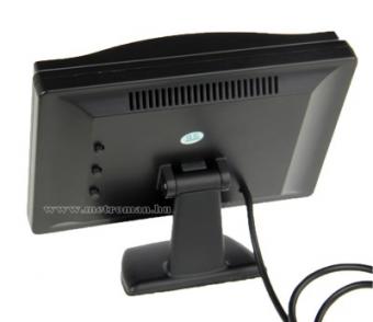 Autós 5"-os TFT LCD monitor tolatókamerához Mlogic MM-0001