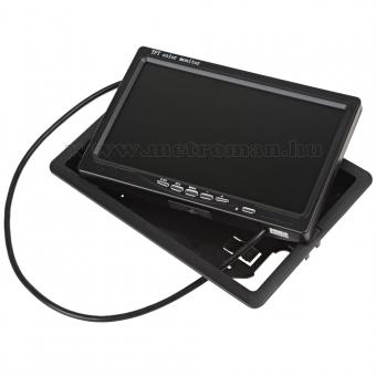 Autós 7" TFT LCD monitor Mlogic MM-0008 12/24V