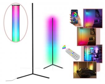 Bluetooth RGB okos Sarok hangulatvilágítás állólámpa távirányítóval MD81RGB