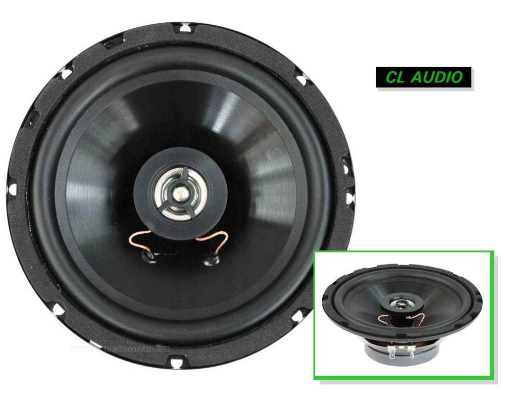 CL Audio  Autó hangszóró 16,5 cm-es 2 utas koaxiális hangszóró CL018165