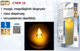 LED gyertya, mozgó lángeffekttel CMW 15