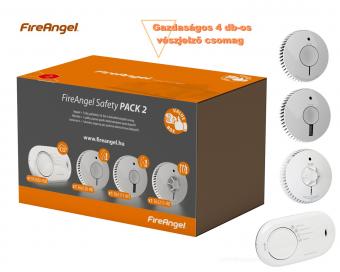 Fireangel Safety pack 2 CO Füst és Hőérzékelő vészjelző csomag MFASP2