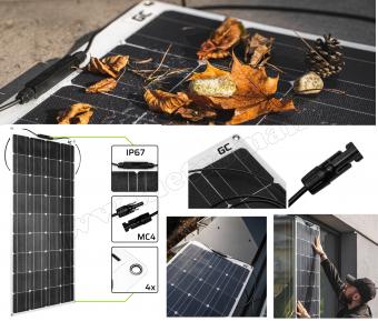 Flexibilis napelem, félig hajlékony napelem GreenCell MPV02-100W