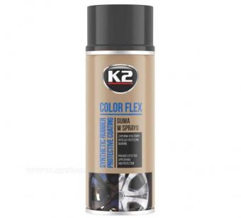 K2 COLOR FLEX Gumispray fekete 400 ml M01365-K2