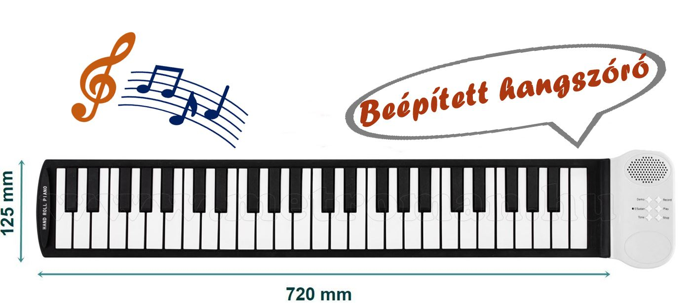 Feltekerhető elektromos zongora szintetizátor HRP1