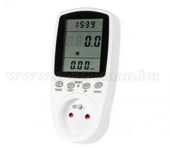 Hálózati energia fogyasztásmérő Teljesítménymérő EM-W3-16A