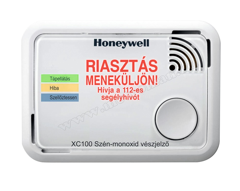 Szénmonoxid CO riasztó, jelző készülék Honeywell XC100