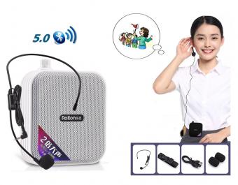 Hordozható Bluetooth idegenvezető kihangosító fejmikrofonnal M2601A