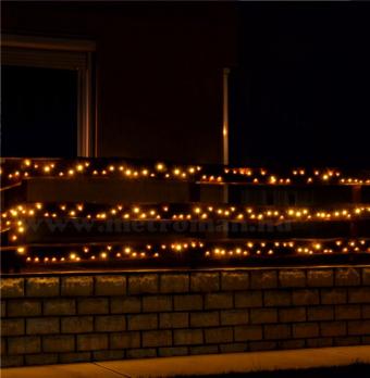 Karácsonyi kültéri LED égősor, Fényfüzér, KKL 1000/WW Meleg fehér