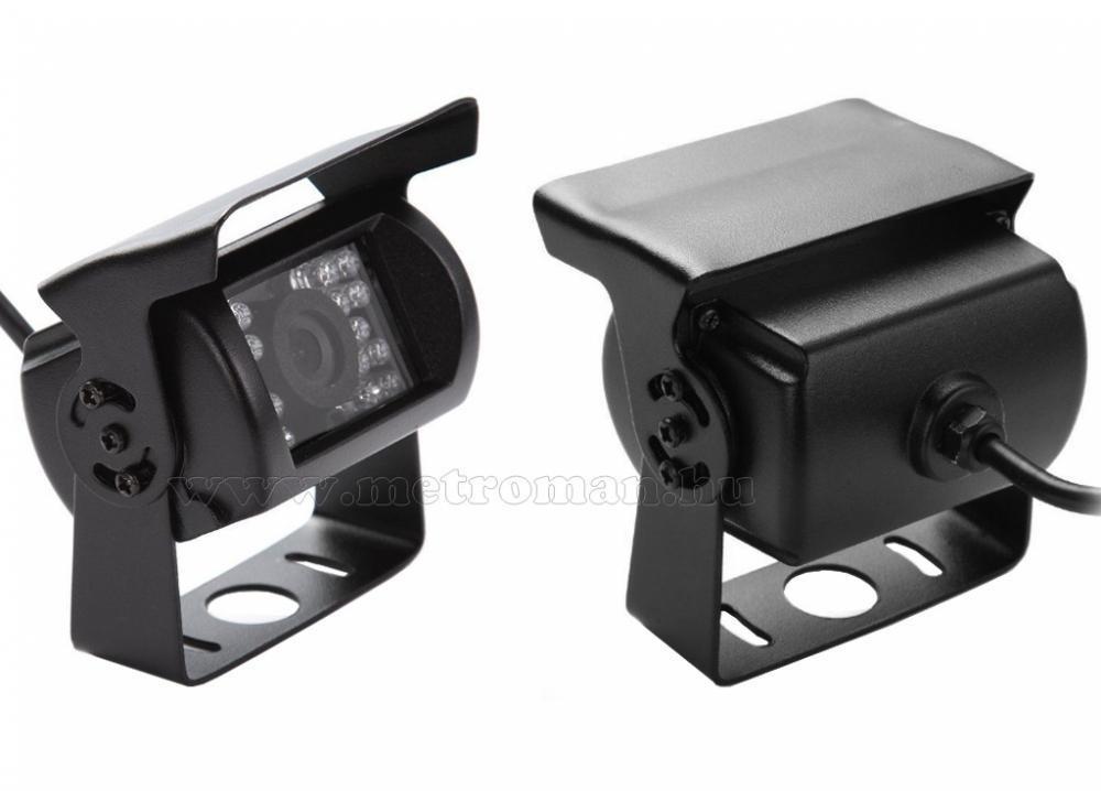 Kétkamerás AHD Tolatókamera szett 7"-os LCD monitorral MM05054PIN-AHD-X2 12/24 Volt