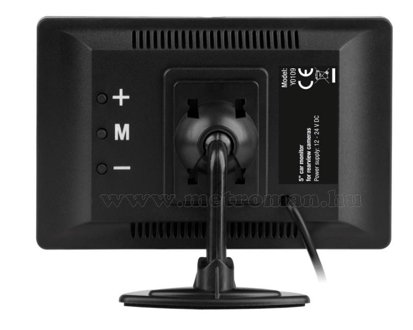 Komplett tolatókamera szett 5"-os LCD monitorral, MY0109LCD-MM3633