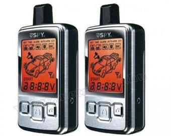 LCD távirányítós autóriasztó SPY FM700