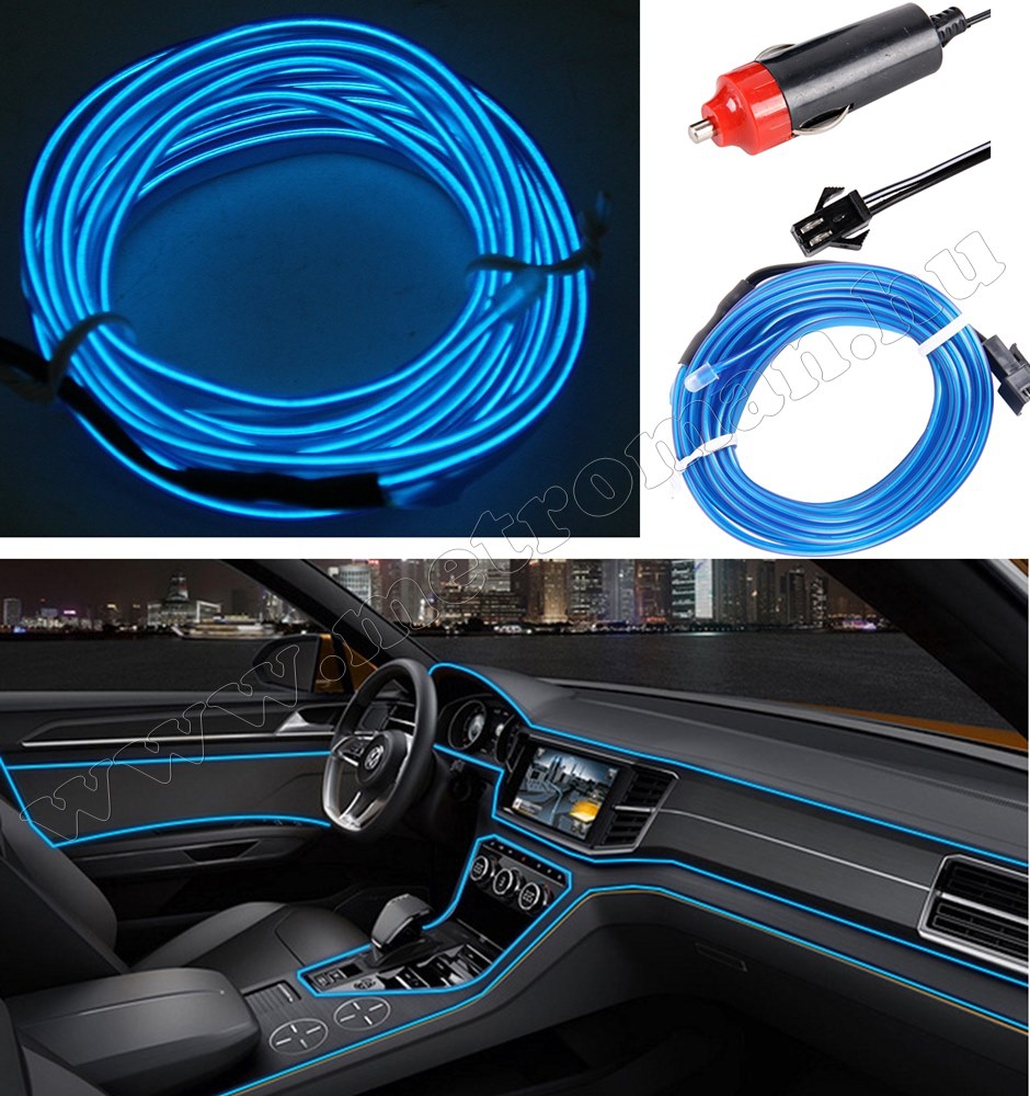 Autós 12V LED dekor szalag kék MM-2863L 5m