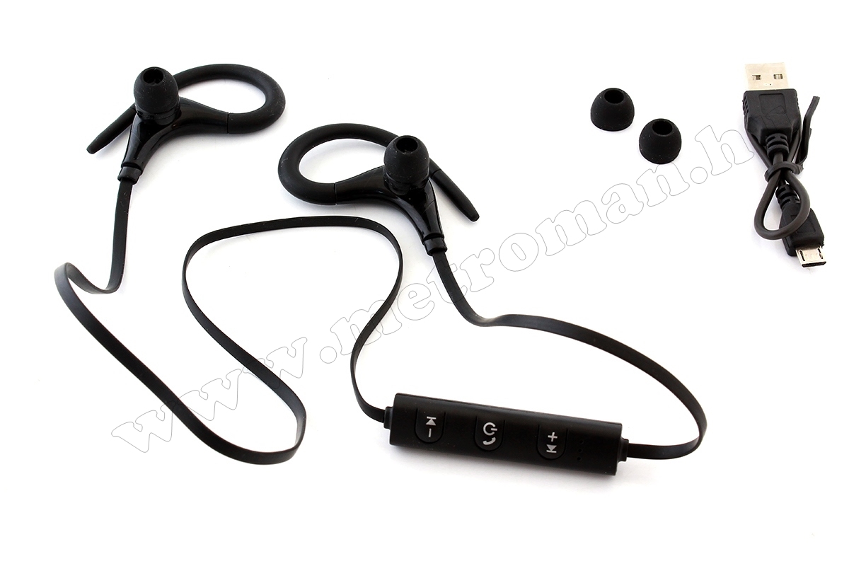 Bluetooth fülhallgató fekete MS27B