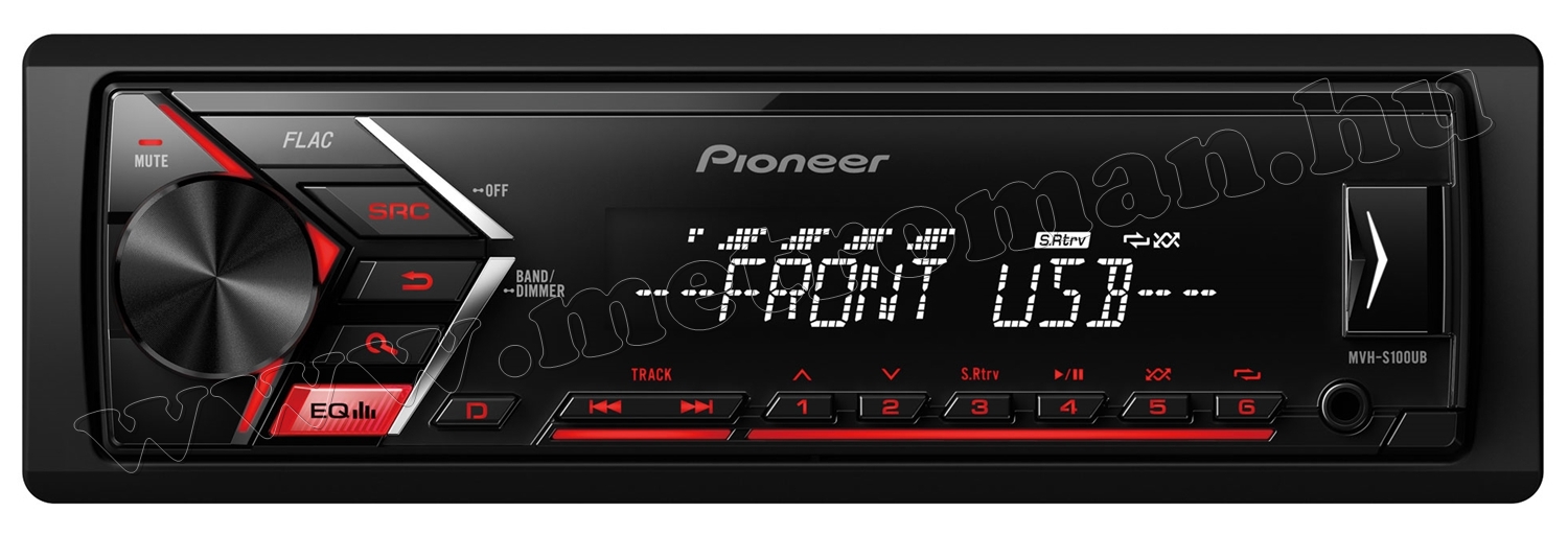 Pioneer MVH-S100UB autó rádió