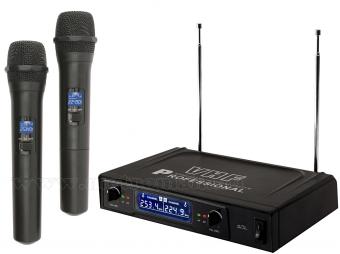 Vezeték nélküli mikrofon, 2 db kézi mikrofonnal MVN 500