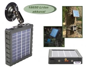 Napelemes vadkamera töltő akkumulátorral GreenHouse P10 Solar Li-Ion