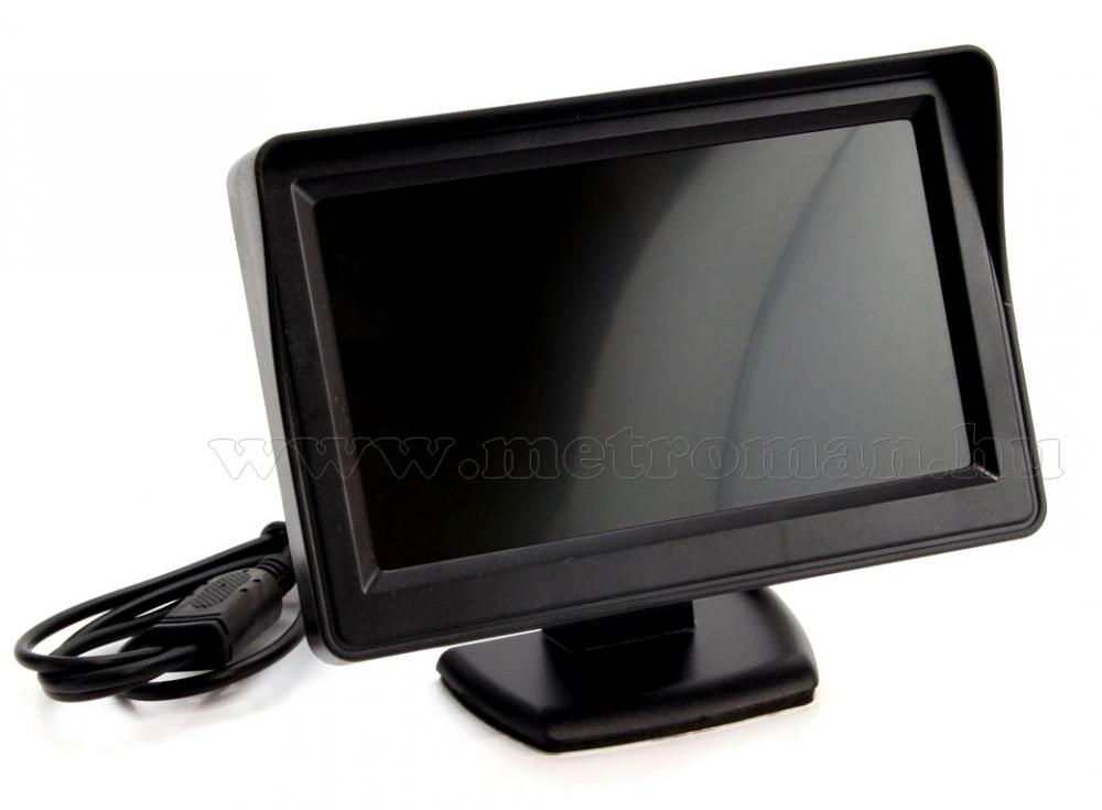 Tolatóradar és tolatókamera szett LCD monitorral furgonhoz MM2675-HD502IR