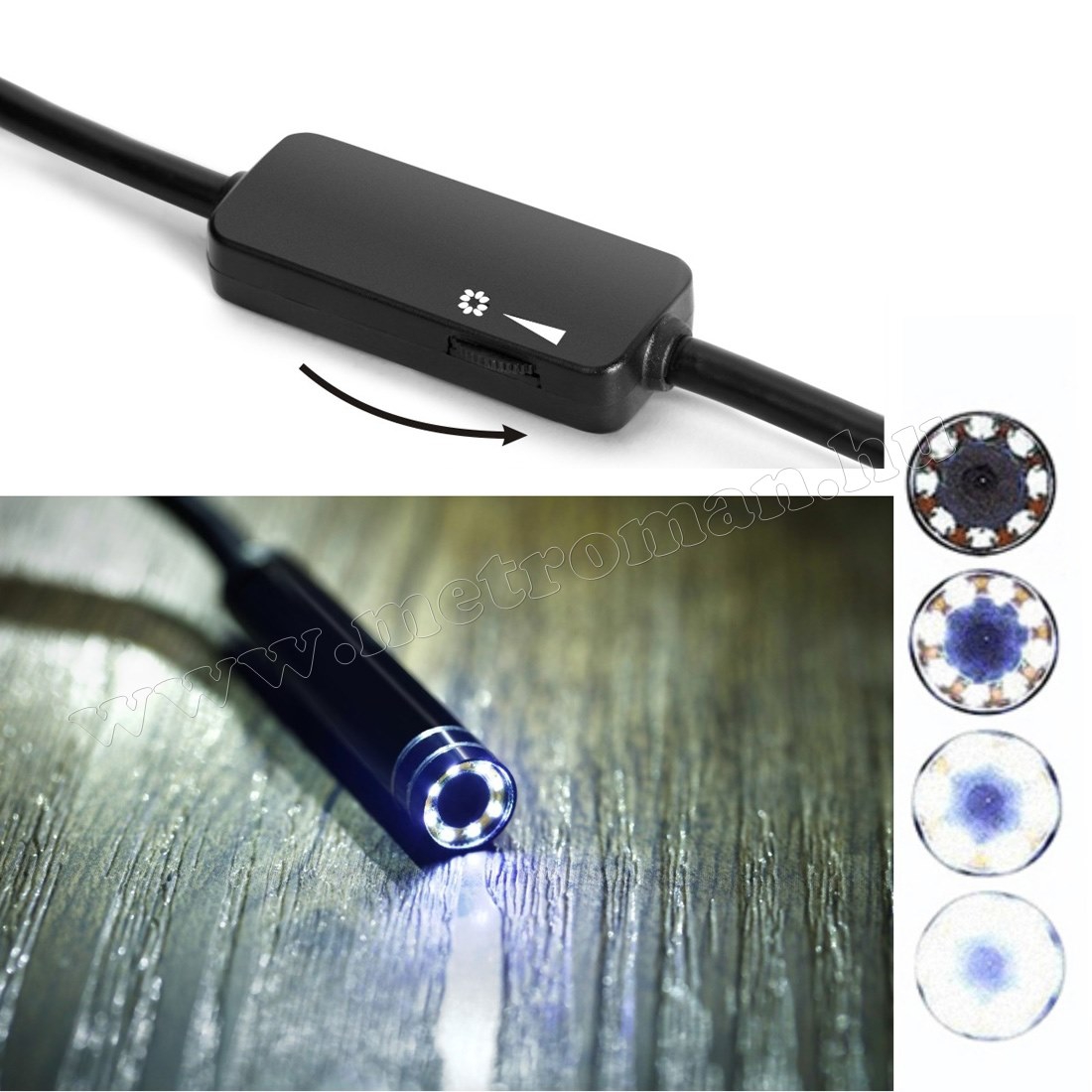 Android USB-C endoszkóp kamera, LED világítással, Mlogic MM-0851