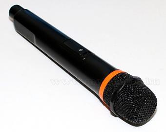 Hordozható Karaoke szett USB/MP3 Bluetooth zenelejátszó, vezeték nélküli mikrofonnal, BT800