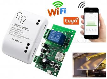 Univerzális WIFI okos távirányító és kapunyitó, Android iOS kapu távirányító modul TUYA-WRA-RF1 