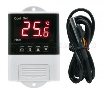 Univerzális termosztát hőmérsékletkapcsoló fűtéshez és hűtéshez DTC-2200 230V