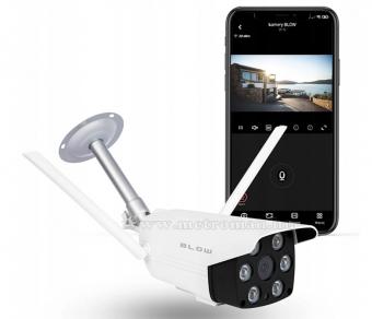 Vezeték nélküli Kültéri SD DVR Wifi IP Android iPhone megfigyelő kamera FHD M8813-5MP