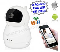 Vezeték nélküli Wifi IP, Android iPhone forgatható SD DVR megfigyelő kamera MM8774 FHD