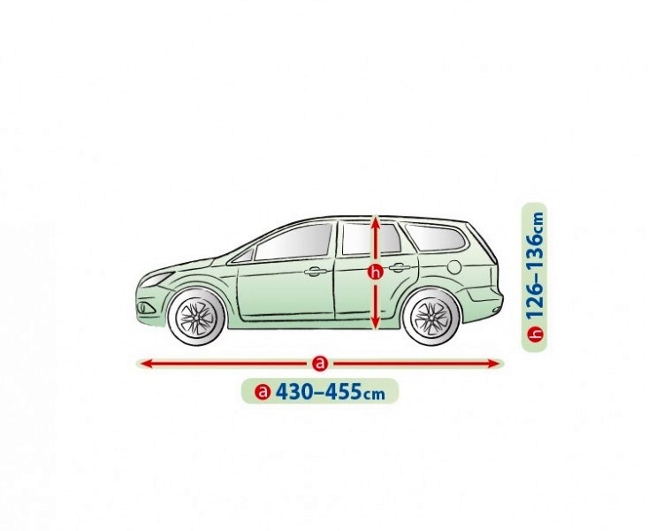 Autó takaró ponyva, Mobil garázs Kegel Hatchback/Kombi L2